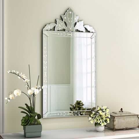 Large Wall Mounted Mirror, Venetian Mirror Decor