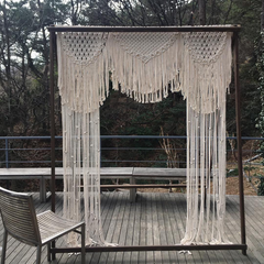 Wedding Backdrop, Macrame Wedding Arch Arbor, Macrame Wall Hanging, Macrame Door Hanging