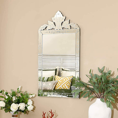 Large Wall Mounted Mirror, Venetian Mirror Decor