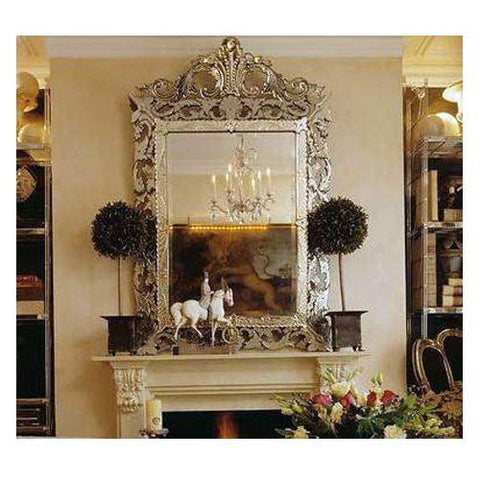 Glass Vertical Venetian Mirror  Modern Wall Venetian Mirror, Wall Mount Mirror Elegant