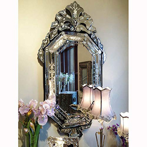 Venetian Rectangular Mirror for Living Room Decorative