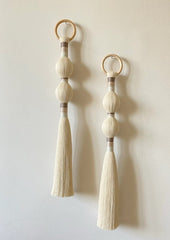 Natural Set of 2 Modern Woven Macrame Wall Hangings
