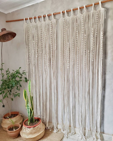 Macrame Curtain, Boho Decor, Macramé Wall Curtain, Wall Decoration