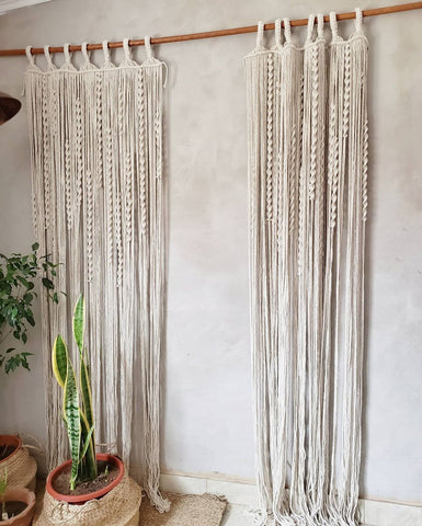 Macrame Curtain, Boho Decor, Macramé Wall Curtain, Wall Decoration