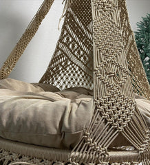 Beautiful Macrame Swing Chair, Hanging Hammock Swing Chair Garden Hanging Chair