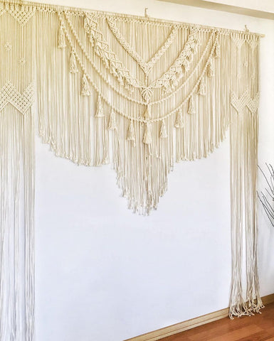 Handmade Curtain Bohemian Decoration Wall Backdrop Wedding Wall Hanging