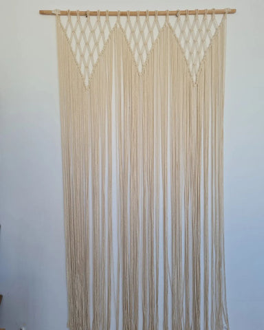 Handmade Hanging Boho Macrame Wall Curtain Wall Hanging