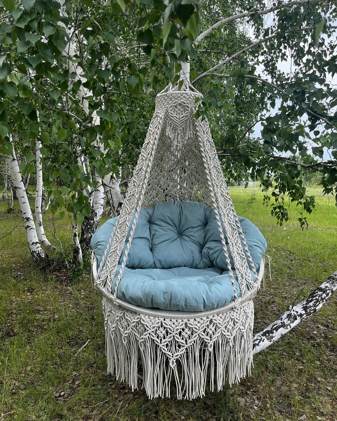 Best Gift Handmade Macrame Swing Chair, Hanging Hammock Chair